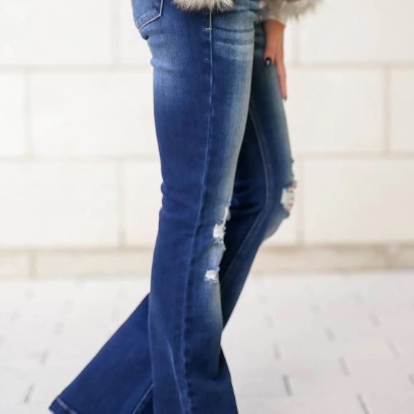 NWT Kan Can Button Fly Mid Rise Flare Bellbottoms - Picture 8 of 8